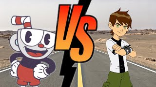 Cuphead vs Ben 10 sprite animation