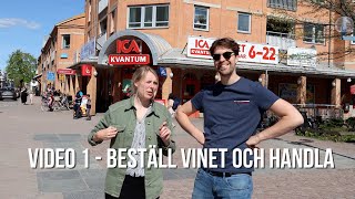 En helkväll med Här var det vin!  Video 1 - Förberedelser