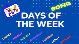 DAYS OF THE WEEK SONG - LOS DIAS DE LA SEMANA EN INGLÉS  星期一到星期天