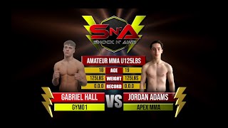 Shock N Awe 34 - Jordan Adams vs Gabriel Hall Amateur Flyweight MMA