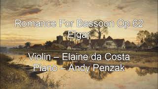 Romance For Bassoon Op 62 - Elgar