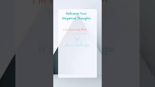 Reframe Your Negative Thoughts #reframe #positivethinking #eq