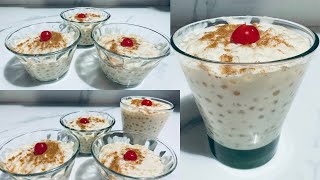 CÓMO PREPARAR TAPIOCA CON LECHE/ POSTRE RIQUÍSIMO Y FÁCIL DE PREPARAR. 🤤