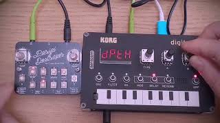 ParipiDestroyer  Jam pt.6 w/ KORG NTS-1 as the glitchy drum machine