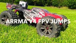 💥ARRMA KRATON V4 BLX 6s💥, FPV Longest Wheelie So Far. 2x 3s, 5500 MAH, 35c, upgraded pinion to 14t