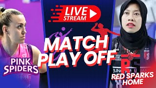 🔴Live Warming Up | Red Sparks VS Pink Spider | V-League #megawati #megawatihangestri #redsparks