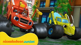 Blaze et les Monster Machines | Les aventures de dinosaures de Blaze et Zeg | Nickelodeon Jr. France