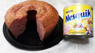 BOLO DE NESQUIK SUPER FOFINHO E FÁCIL DE FAZER