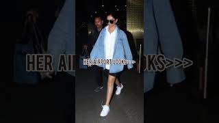 deepika padukone's airport looks!!#ytshorts #deepikapadukone #besharamrang #srk #pathan #pathaan