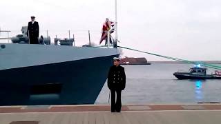 ORP Kormoran przyjęty do służby oficjalne podniesienie bandery Gdynia 28 11 2017 cz II