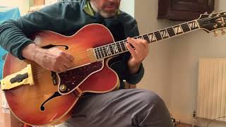 Lentement Mademoiselle  by Django Reinhardt, played on a Gibson Johnny Smith