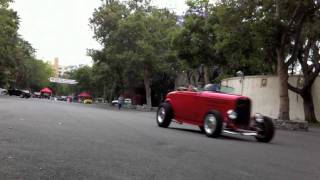 Lazze Metal Shaping Demo at the 2011 LA Roadster Show and a Handful of Roadsters Driving In