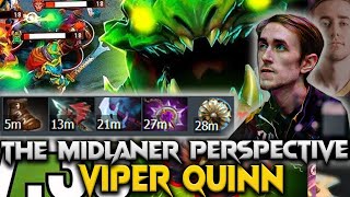 Quinn Viper Midlaner - Dota 2 Pro Full Gameplay patch 7.37D #quinn #viper