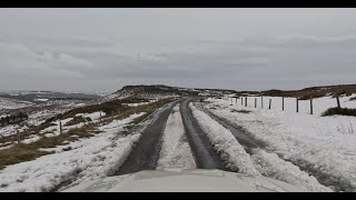 Snowy Sheffield to Peak District Drive - Abandoned! - Mercedes AMG CLA45 - UK DRIVE