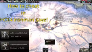 How to cheat in HOI4 Ironman mode tutorial