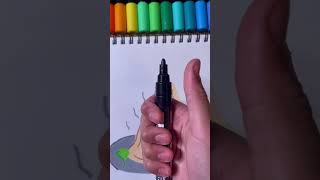 Drawing a new logo for my channel with posca markers! #subscribe #posca