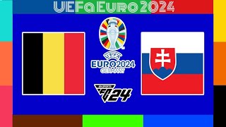 FC24 | Belgium vs Slovakia | Group stage | UEFA Euro 2024