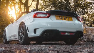 Modified Abarth 124 Spider Springs & Spacers Review! Good or Bad?