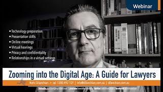 Zooming into the Digital World - A Guide for Lawyers | Webinar slides