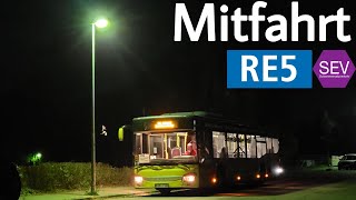 Mitfahrt | Setra S415NF | Linie RE5 SEV | Demmin, ZOB - Burg Stargard