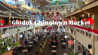 GLODOK CHINATOWN MARKET Jakarta 2022 | Indonesia Walking Tour Video 4K.