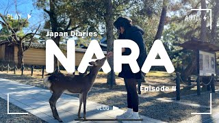 Nara Travel Vlog 🦌🇯🇵 | Japan Diaries | Nara Deer park, Nakatanidou , Tōdai-ji