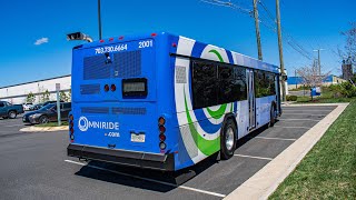 PRTC 2023 Low Floor Gillig Advantage Diesel 35ft BRT #2001 walk through