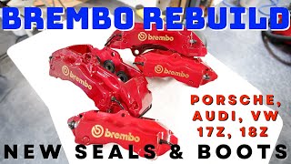 How to Rebuild Brembo Calipers 6-Pot 4-Pot Seals | 17z 18z GS-F RC-F