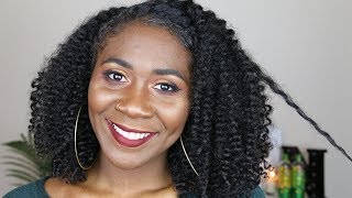 Simple Natural Holiday Hairstyle + ORS Olive Collection Giveaway | Nia Imani