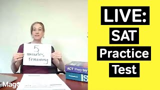 SAT Practice Test - Virtual Proctor, Test Timer + Q&A