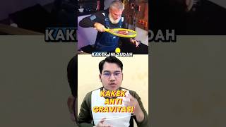 Kakek anti gravitasi ⁉️ #gravitasi #faktamenarik #short #reaction #facts