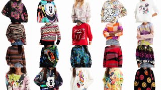 Unusual fashion 75 Ideas Women's beautiful sweaters Desigual Luxury collection Chic style clothes