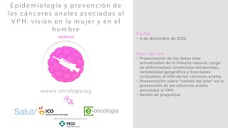 Seminario 11: Epidemiología y prevención de los cánceres anales asociados al VPH