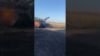 🔥🔥T-90M hit by an fpv drone.#panzer #armytank #t90 #russianarmy #ukrainewar