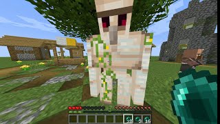 IF I KILL IRON GOLEM WHIT ENDER PARL??¿ #minecraft #meme #memes