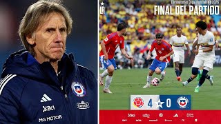 Colombia 4 vs Chile 0 Estamos eliminados del mundial