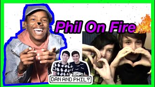 Phil is Not on Fire by Dan and Phil Reaction