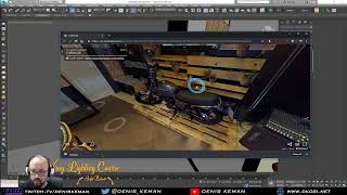 Cafe Shop Live Stream 03 - Modeling The Tables and Window Seating