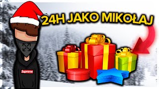 SPĘDZIŁEM 24H JAKO MIKOŁAJ W FiveM!