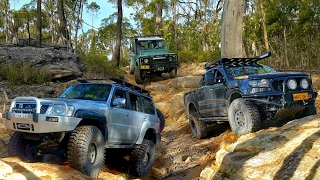 4x4 @ Appin - Ford Ranger vs Land Rover Defender vs Nissan Patrol