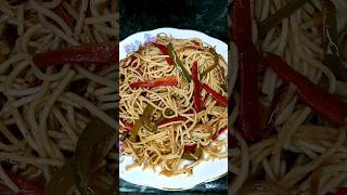 Tandoori Chowmin | Veg smokey noodles at home #shorts