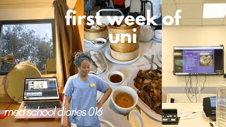 My First Week Back At Uni | moving outside of London | clinical years 👩🏾‍⚕️ | msd16