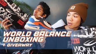 THE MOST AFFORDABLE DAD SHOES EVER!  WORLD BALANCE UNBOXING + GIVEAWAY