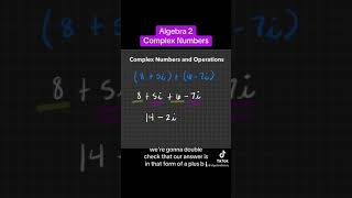 Complex Numbers — Addition