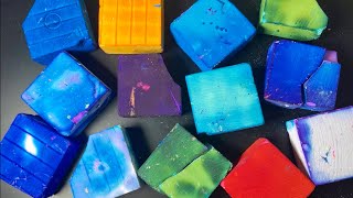 12 Vibrantly Dyed Gholibn Gym Chalk | Satisfying ASMR | Sleep Aid