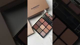 Burberry Festive Monogram Collection Eye Palette unboxing swatches #shorts