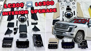 Land Cruiser LC200 to LC300 interior upgrade kit 2024 Look