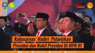 Kabasarnas Hadiri Pelantikan Presiden dan Wakil Presiden Republik Indonesia