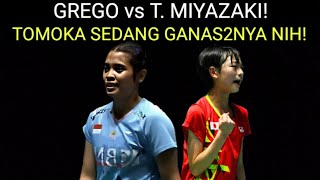 😱 SIP!1 KEREN NIH!! Gregoria Mariska Tunjung vs Tomoka Miyazaki. Badminton Bulutangkis