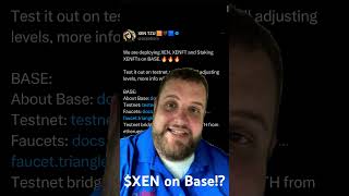 Lunch Break Short #3 - BIG #XEN NEWS! Let’s break #coinbase and #base! XEN getting deployed SOON!